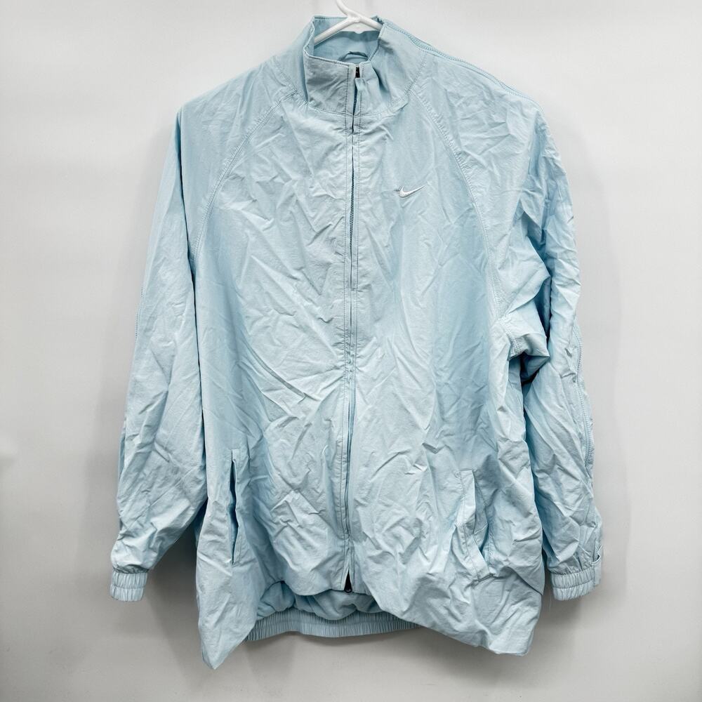 Nike Women's Sportswear Repel Zip Jacket Glacier Blue Size Large